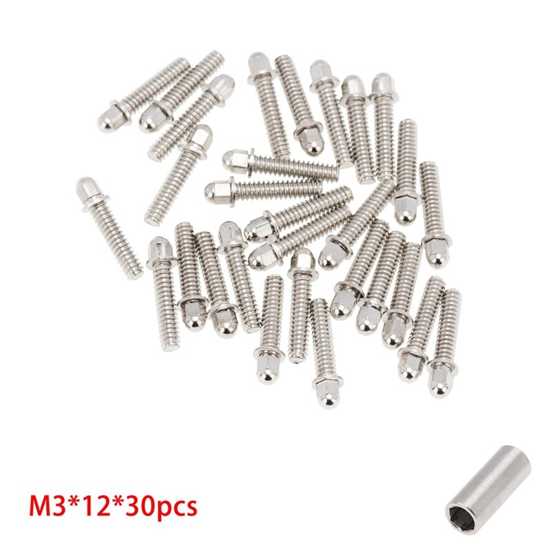 30pc 1.9 2.2 felgen-zierschraube (zoll) für 1/10 rc crawler axial scx 10 90046 axi  m3 03007 traxxas trx 4
