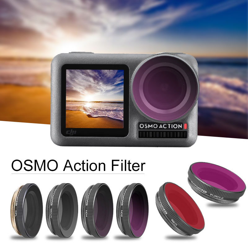 DJI OSMO działania filtr CPL z filtrem polarnym dla DJI OSMO działania chronić filtr obiektywu dla OSMO obiektywu aparatu akcji akcesoria