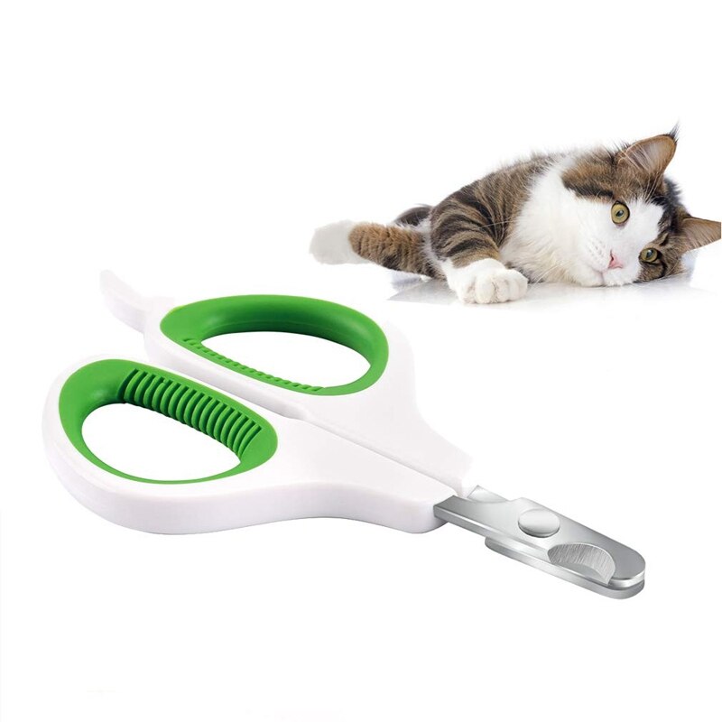 Kattennagelschaar, kattennagelknipper, kattenbenodigdheden met antislip handvat, nagelknipper voor huisdieren