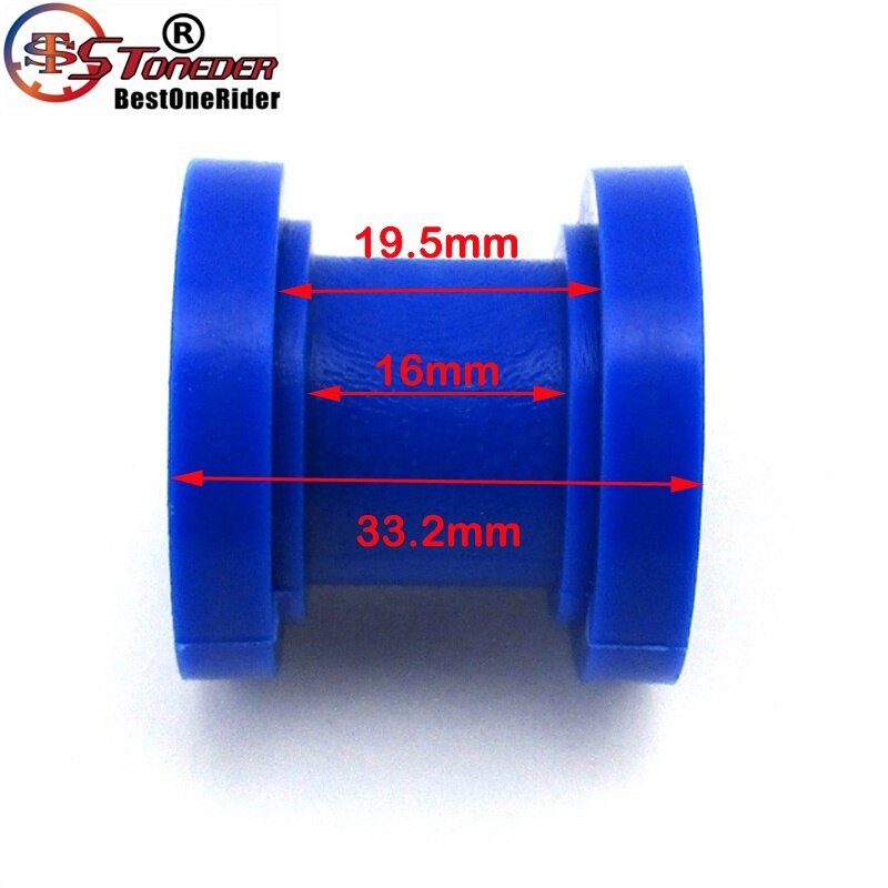 STONEDER 10x10mm Blau Gummi Kette Rolle Für 50cc-250cc SSR YCF IMR Apollo Kayo Braaap Lifan YX DHZ GPX Schmutz Fahrrad Motorrad