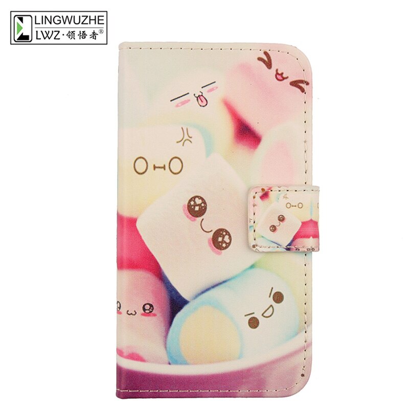 For Fly Nimbus 16 FS459 Case 4.5'' Flip Wallet Cell Phone Leather Cover For Fly Nimbus 16 FS459 Holster Phone Cases Accessories: Candy
