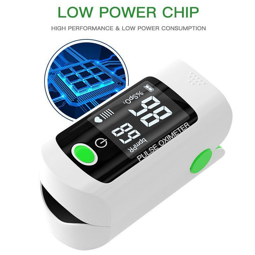 Oxymètre De pouls du bout des doigts compteur d'oxygène sanguin De fréquence cardiaque OLED oxymètre Oximetro De Dedo SpO2 PR oxymètres Pulso Pulsioximetro
