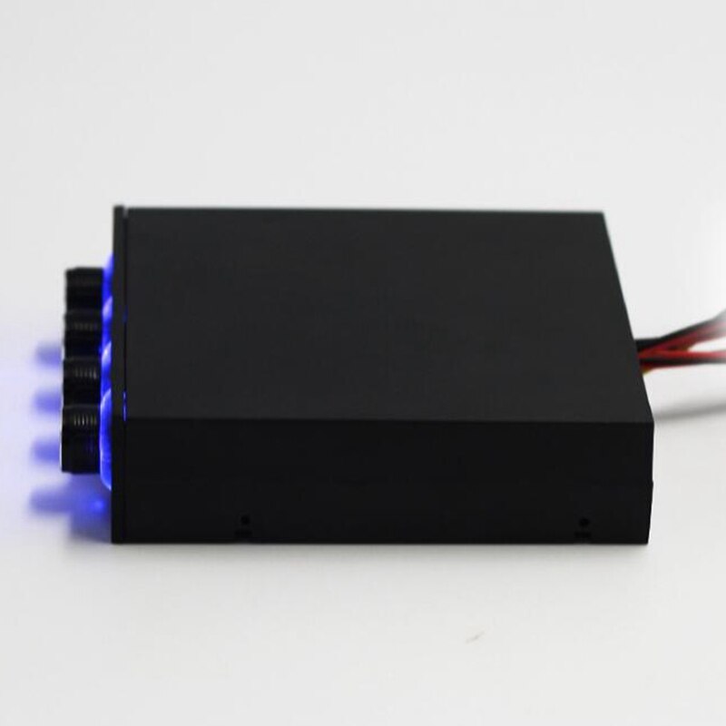 3.5Inch Pc Hdd Cpu 4 Kanaals Fan Speed Controller Led Koeling Voorpaneel Voor Computer Fans