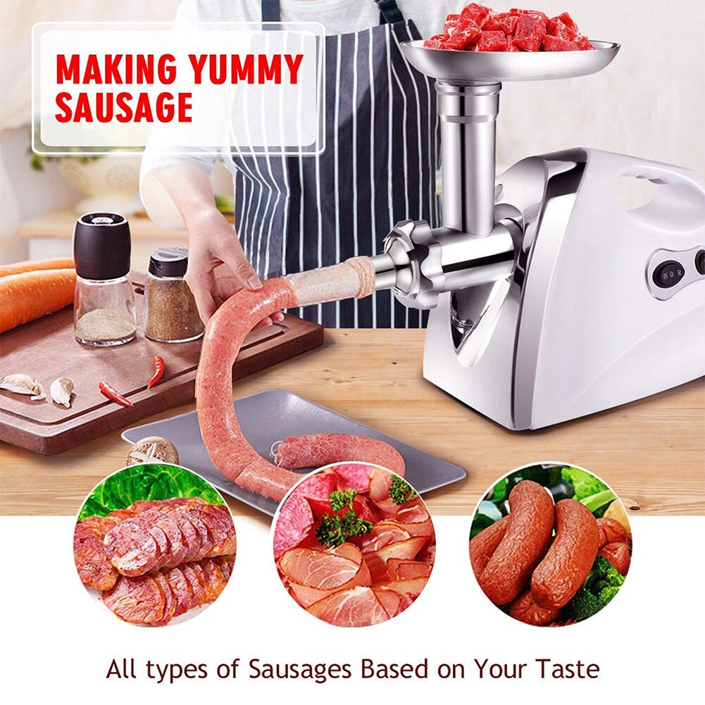 3pcs/set Meat Grinder Sausage Stuffer Filling Tubes Sausage Maker Tubes DIY Sausage Maker stuffer tubes Kitchen Meat Tools