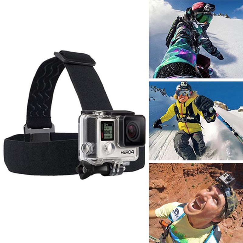 Elastische Verstelbare Hoofdband Mount Riem En Borst Riem Mount Kit Voor Sport Camera Serie Actie Camera Accessoires