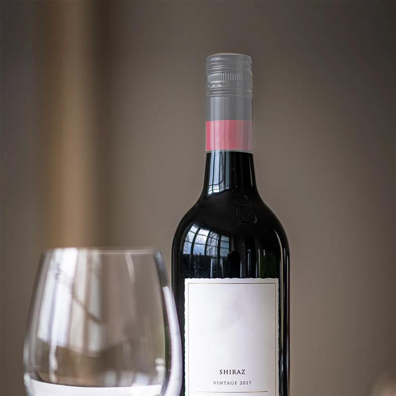 Capsule thermorétractable pour bouteille de vin, 100 pièces, couvercle de bouteille de vin rouge, épais et infusé