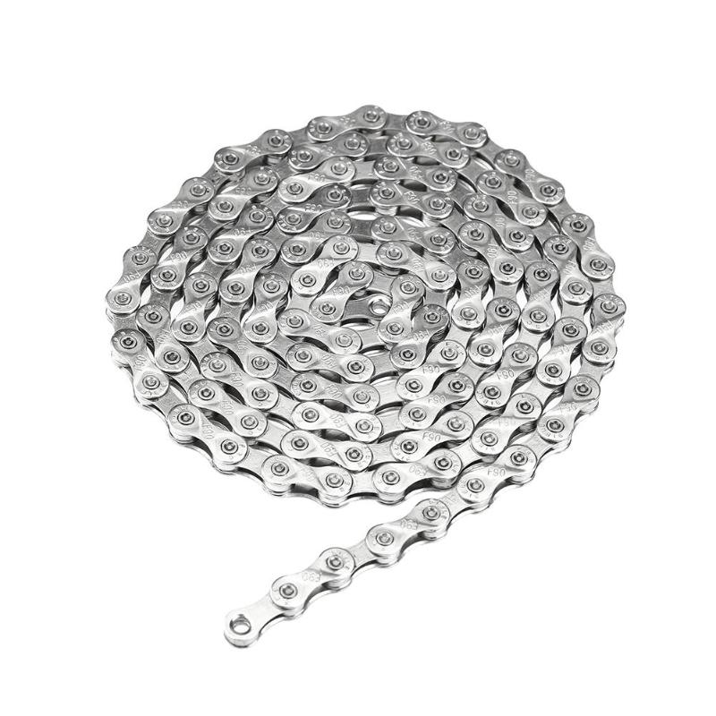Chain MTB Mountain Bike Link Bicycle Chain Durable Use Stretch Stainless Steel Chain Cycling Chain For Bikes Fixed Gear: 2