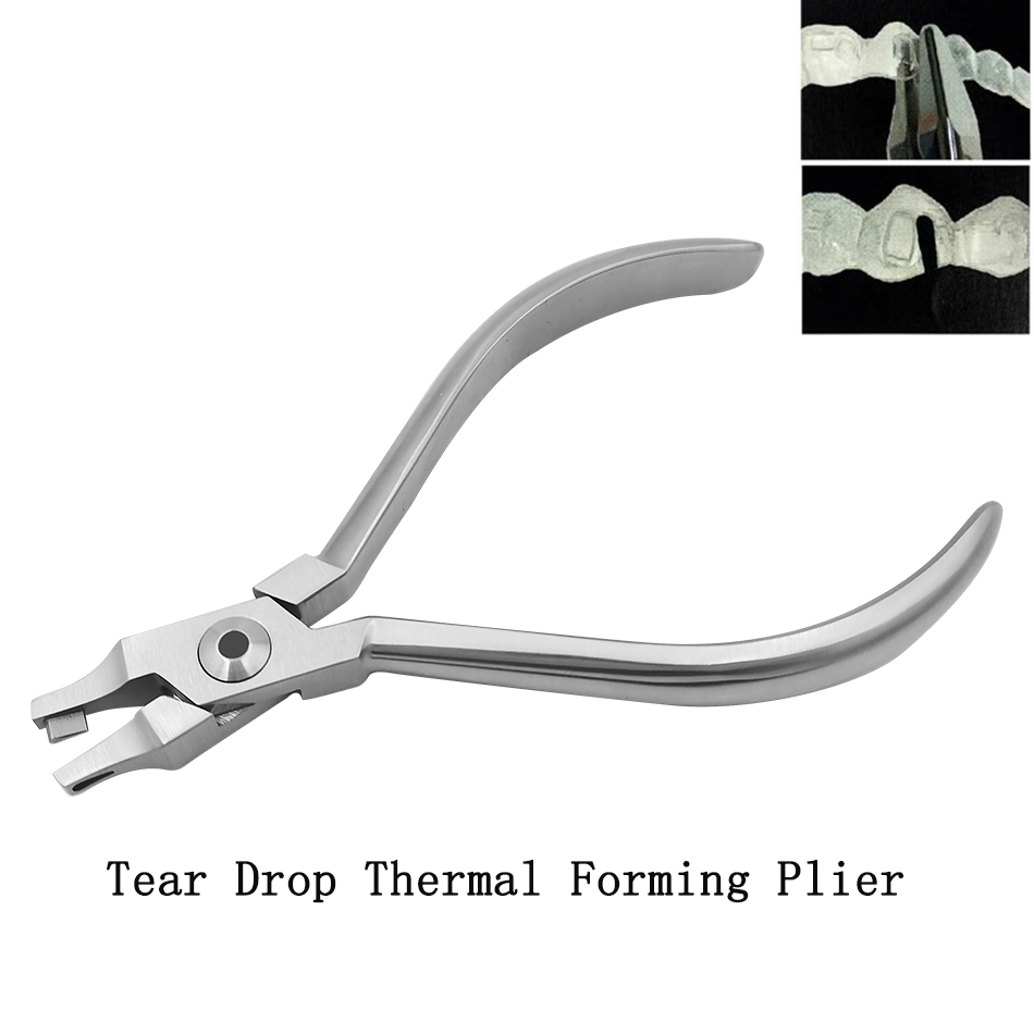 Orthodontische Tang Dental Lab Tandarts Gereedschap Thermische Vormtang Perforator Aligner Tang Onzichtbare Brace Tang