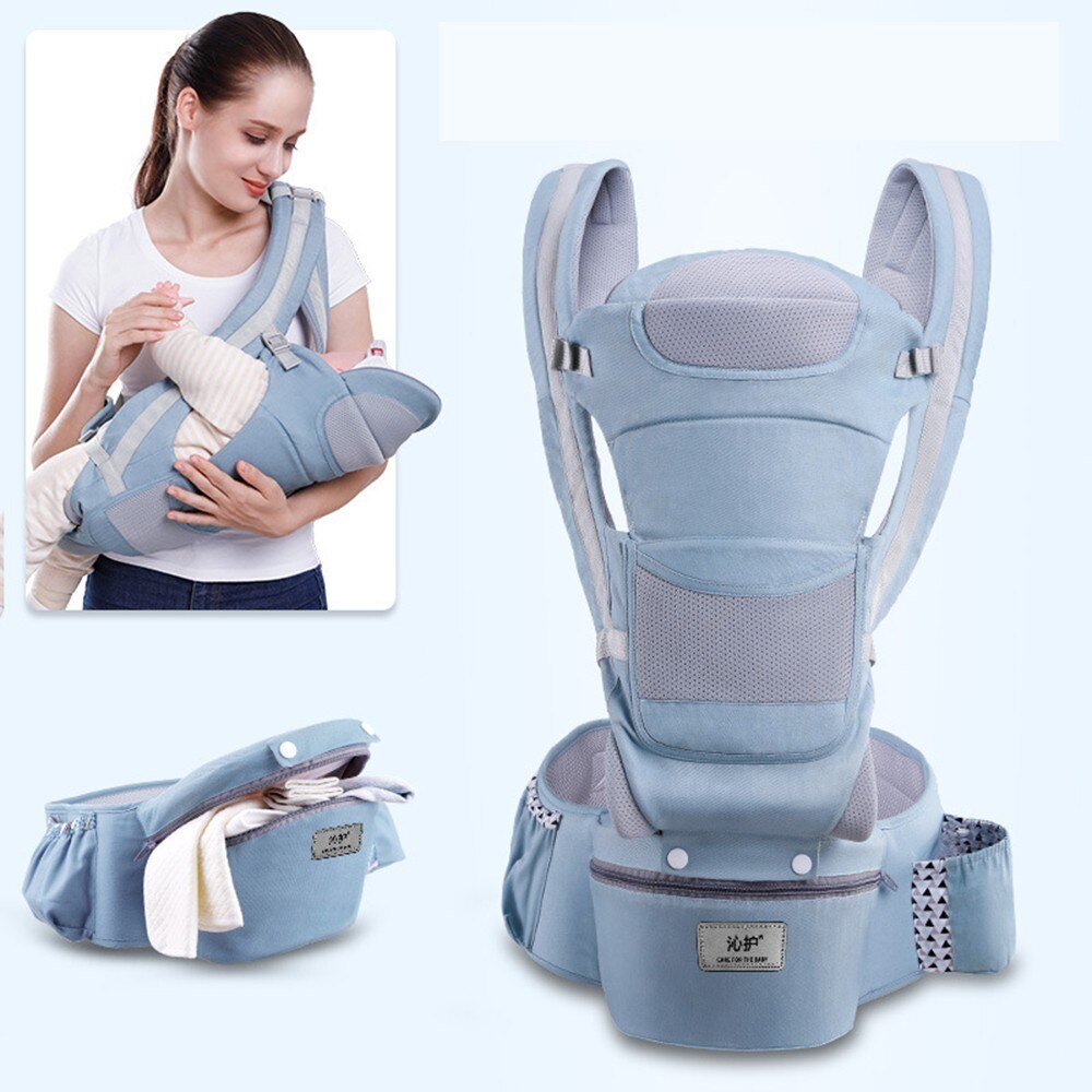 Ergonomisk babykänguru bärsele spädbarn baby höftsits bärsele för barn bärsele för nyfödda: Bärsele 1