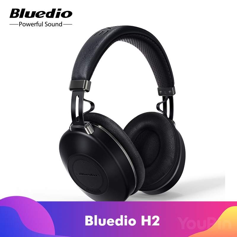 Bluedio H2 Draadloze Hoofdtelefoon Active Noise Cancelling Bluetooth Hoofdtelefoon Gebruiker Gedefinieerde Originele Headset Voor Mobiele Telefoons Nieuw