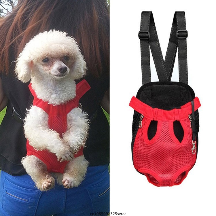 Dog Cat Pets Backpack Hands-Free Pet Travel Bag Double Shoulder Mesh Breathable Pet Dog Carrier Backpack Pet Accessories