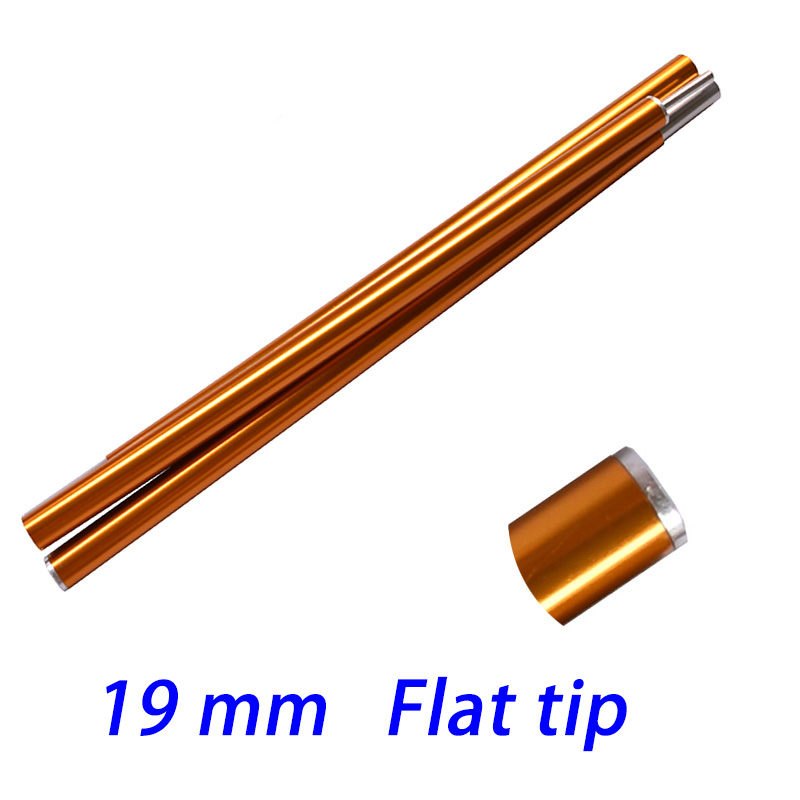 Cest UL 120CM Long Diameter 13MM/16MM/19MM BLACK/RED Color Tent Rod Support Pole Shelter Tarp Canopy Aluminium Alloy: WHITE