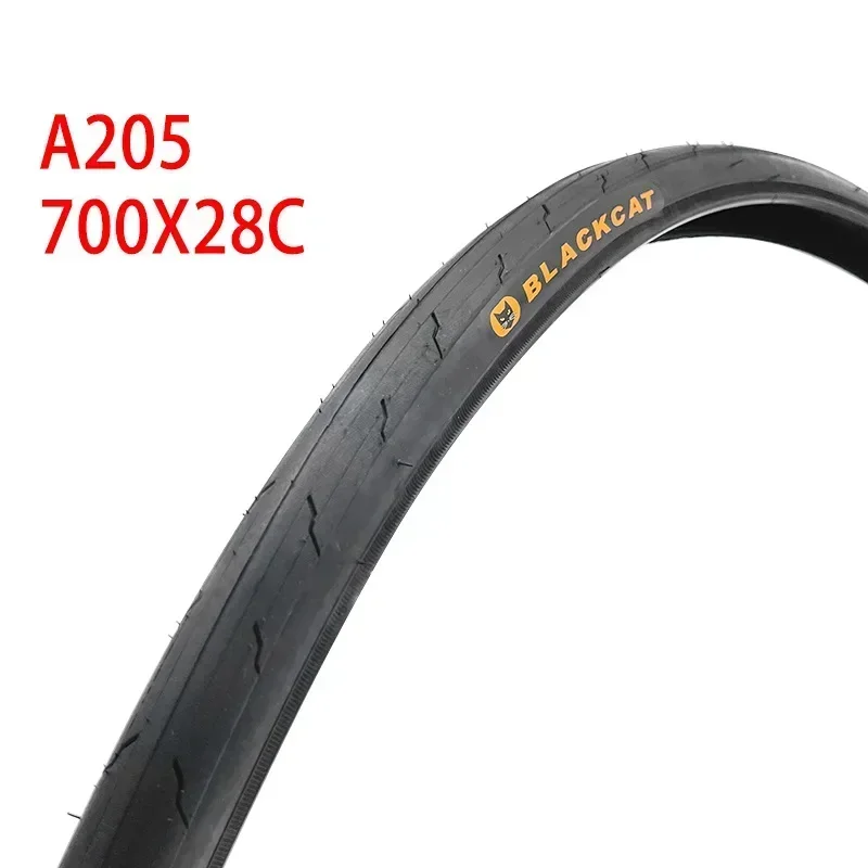 Black Cat Bicycle Tire 700x25c 28C 32C 35C 38C Series Road Wagon Non-Slip Outer Tire: Yellow