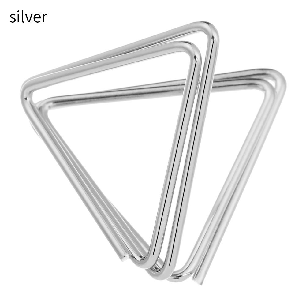 1pcs Triangle Shape Metal Photo Clip Wedding Signs Wedding Table Numbers Place Cards Holder Decor Party Supplies Seating Labels: silver