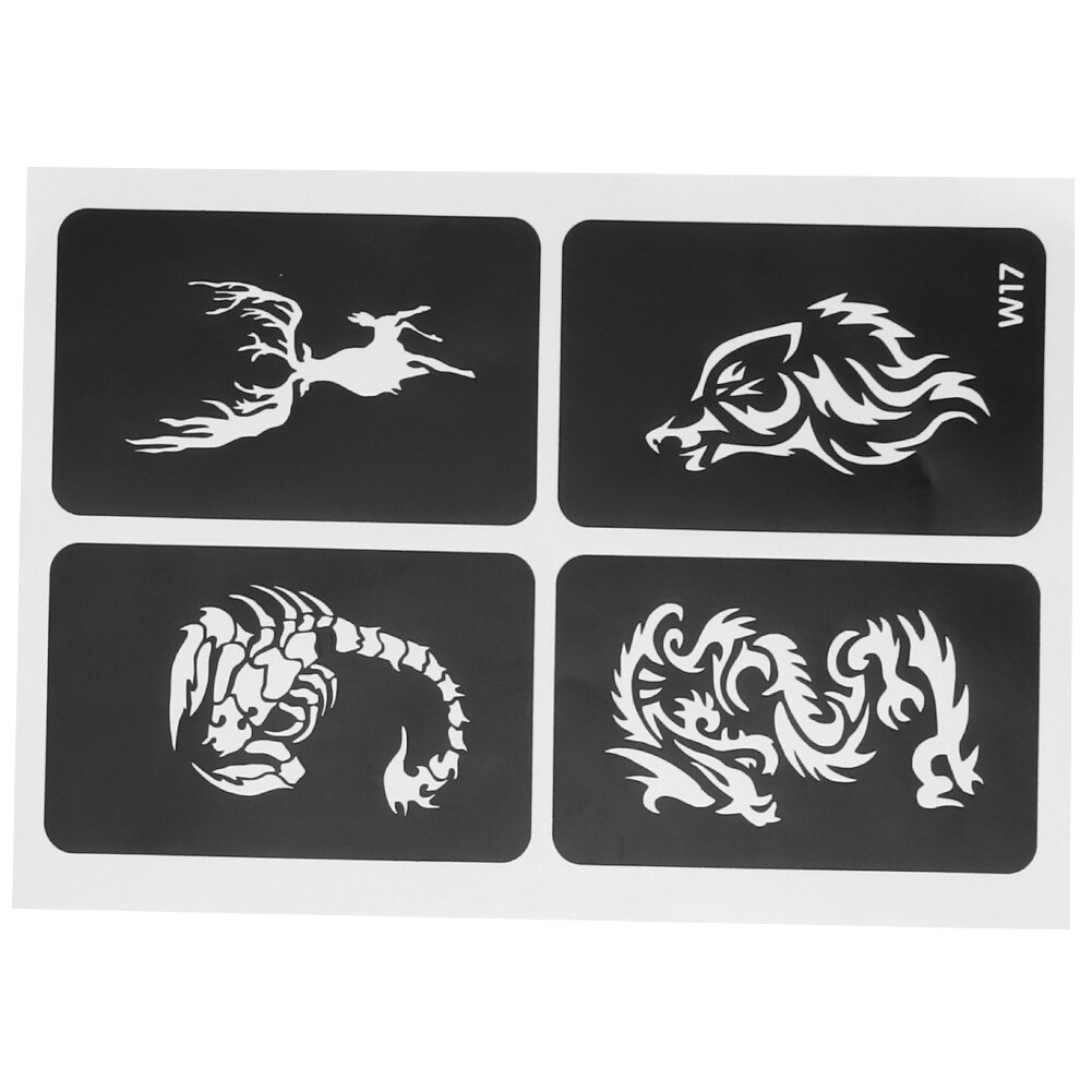 Tattoo Template Airbrush Stencil Reusable Small Ta Vicedeal