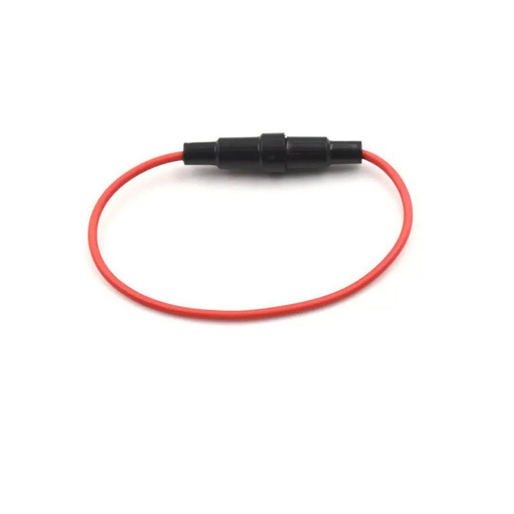 5X Type Fuse Glass Holder 5x20mm Inline AGC Fuse Screw Quick-Blow with 22AWG Wire Wired Fuse Sleeve Holder