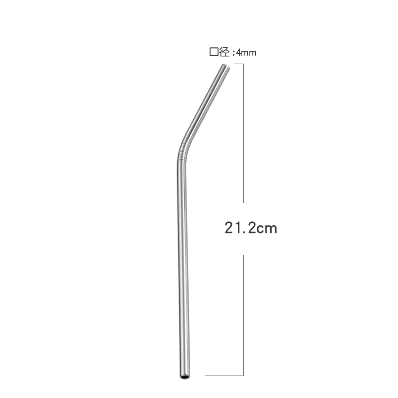 1 st Kleurrijke Rvs Stro Glas Rietjes Metalen Rietjes: 6
