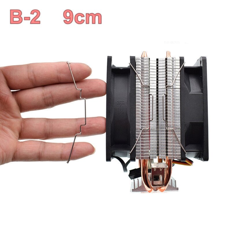 Fan Clip 8/ 9/ 12 Cm Fan Montage Op Cpu Koelers Stalen Clip Glad Te Bouwen 2 stuks: B2