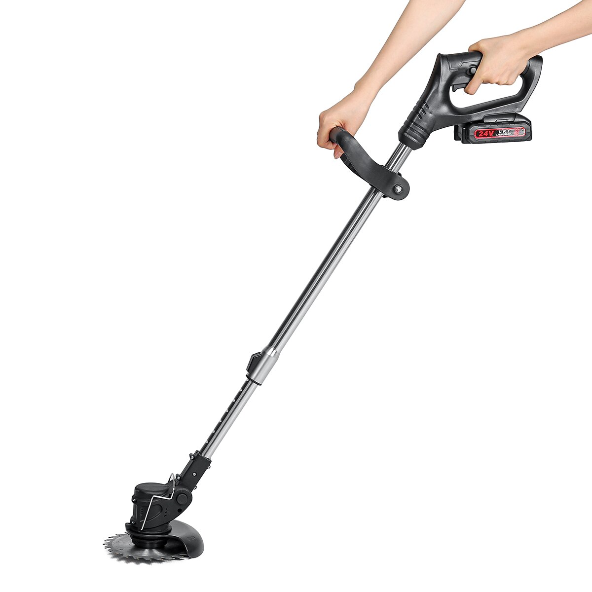 1800W Brushless Adjustable Electric Grass Trimmer Cordless Lawn Mower Cutter Garden Tools Compatible for Makita 18V Battery