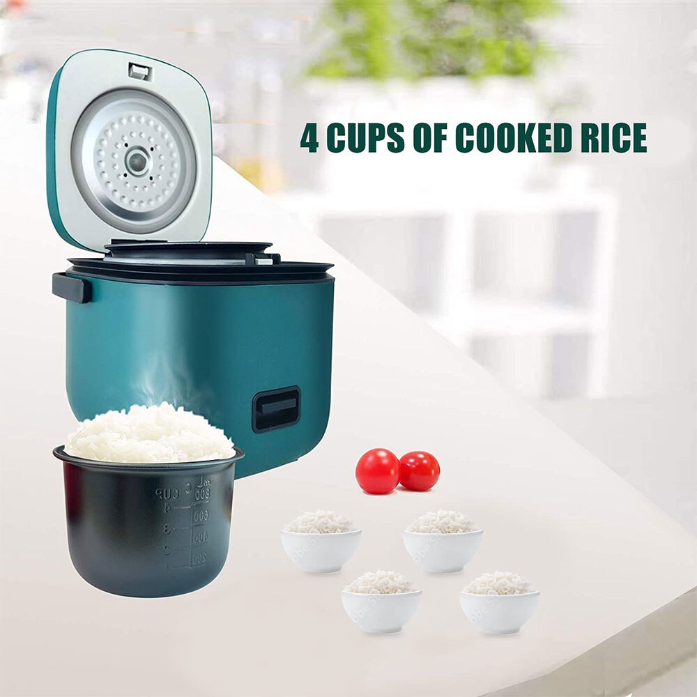 1.2L Mini Rice Cooker Multi-function Single Electric Non-Stick Rice Cooker 200W Household Small Cooking Machine Make Porridge