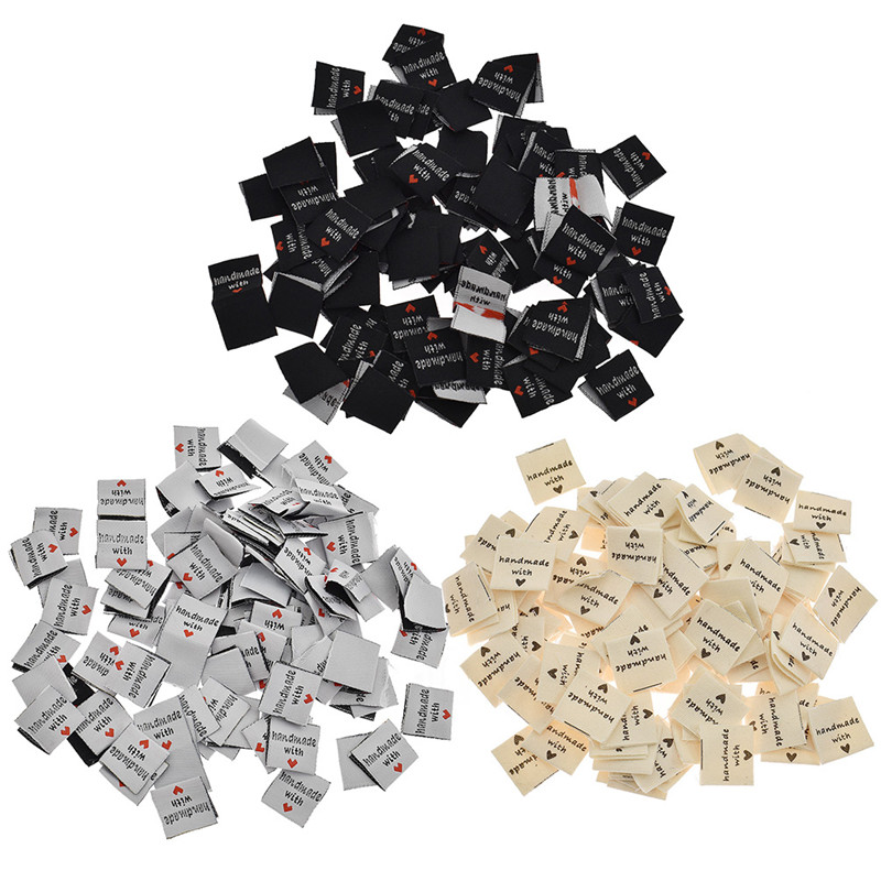 Étiquettes de vêtement faites à la main | 100 pièces, étiquettes de vêtement pour vêtements, artisanat de couture, directe, diy