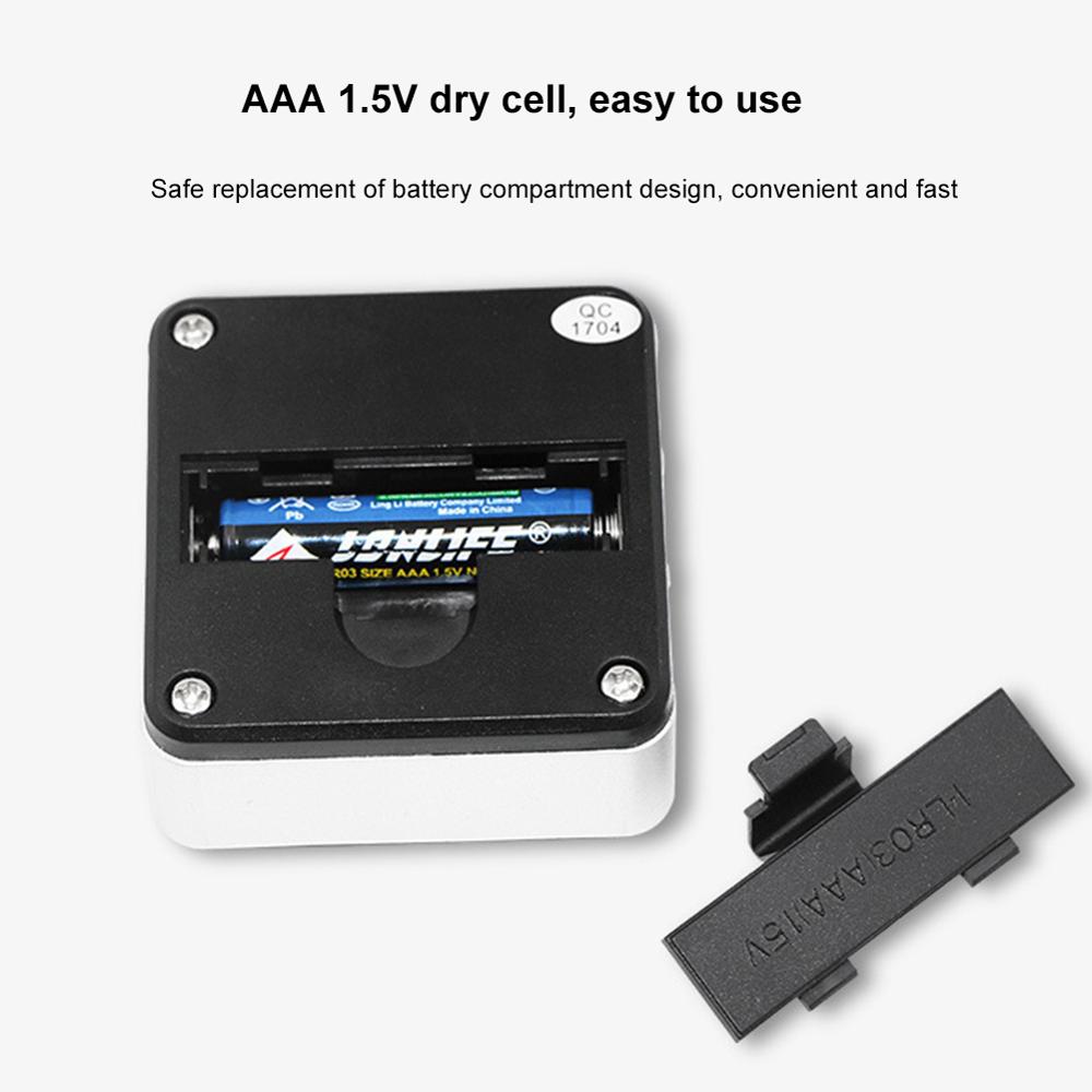 Inclinomètre numérique LCD boîte de niveau rouge précision numérique inclinomètre à 2 touches outil de mesure rapporteur Angle Finder jauge mètre