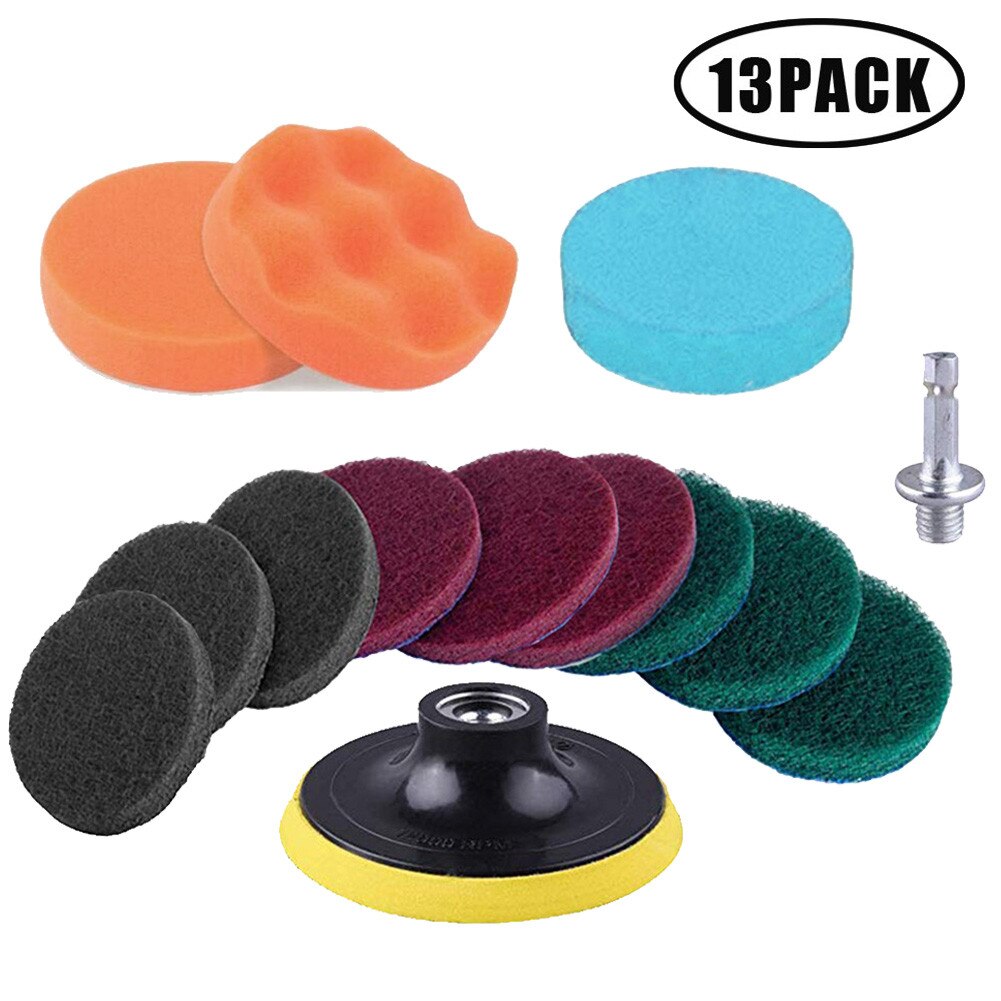 Nuttig Auto Buffing Pads Waxen Polijsten 13 Pcs 4 Grandado