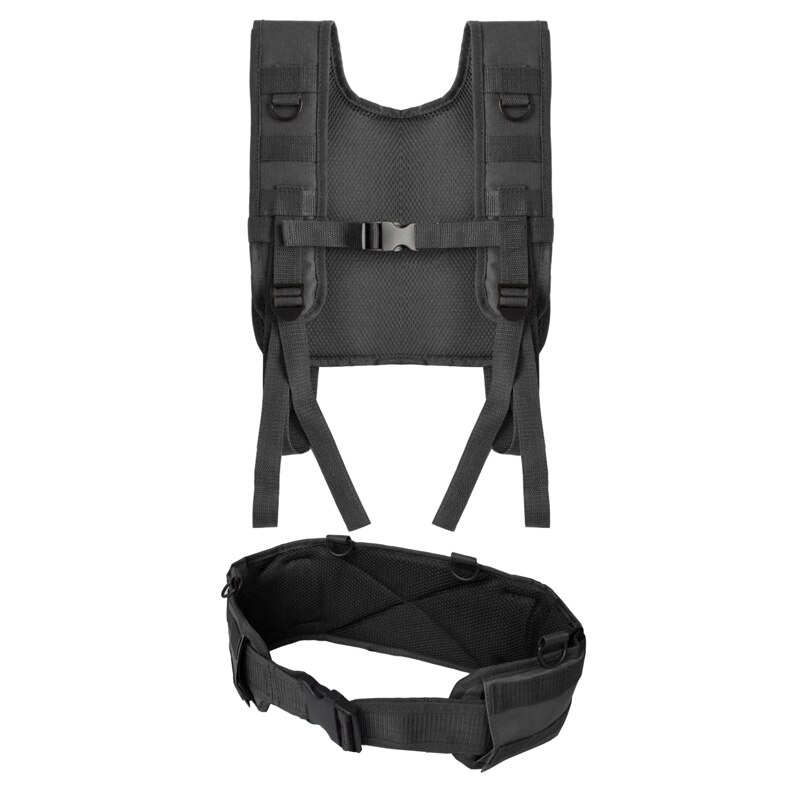 Universal Metal Detector Generic Detecting Harness Sling for Detector Pro Swing with Girdle KQS8: Black