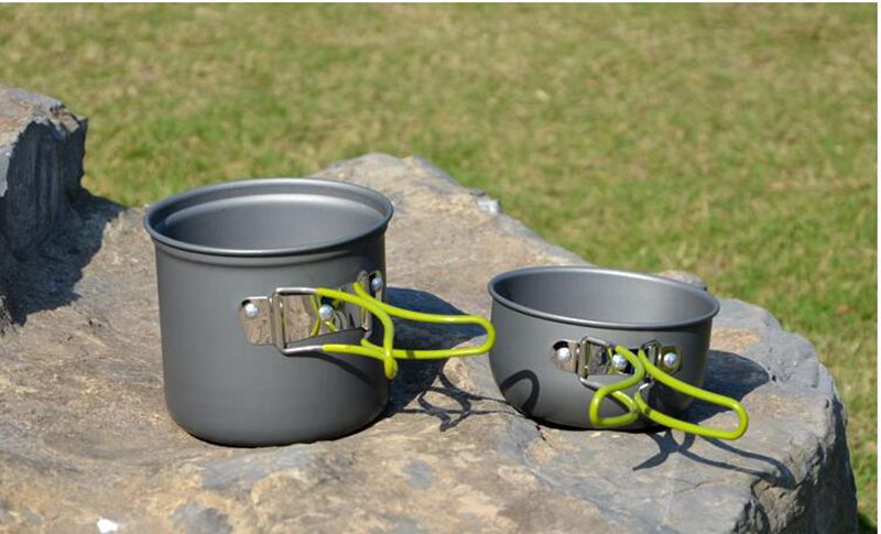 Ustensiles de cuisine Camping randonnée pique-nique | Ustensiles de cuisine, ustensiles de table, casserole bol Portable, poêle, poêle de voyage, ustensiles de cuisine