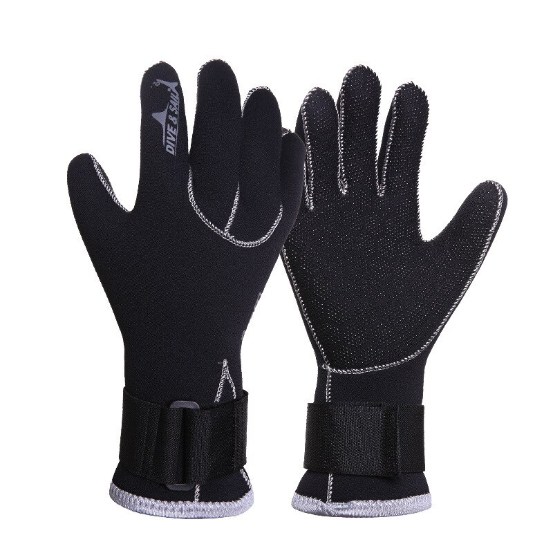 3MM Neopren Schwimmen Handschuhe Schwimmen Handschuhe Schnorcheln Ausrügestochen Anti kratzen Halten Warme Neoprenanzug Material Winter Schwimmen Speerfischen: XL