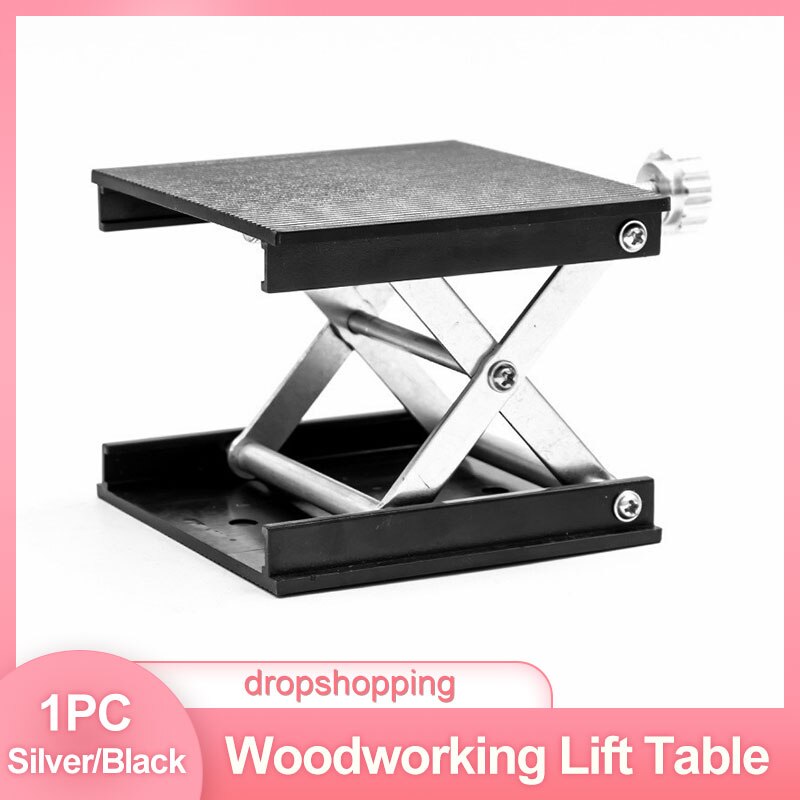 Aluminum Router Lift Table Woodworking Engraving Spirit Level Lifting Stand Construction Level Woodworking Tools