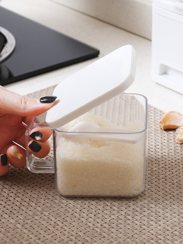 Stackable Condiment Storage Container With Drawer Plastic Seasoning Storage Box Set Kitchen Organizer Rangement Cuisine