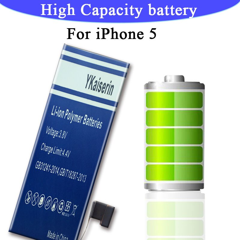 Telefono Batteria Ad Alta Capacità Per Il IPhone 5 /5S 5C / 6 / 6s / 6Plus / 7 / 7Plus / SE /X/8/8Plus/XR/XS Batteria Batterij + traccia NO