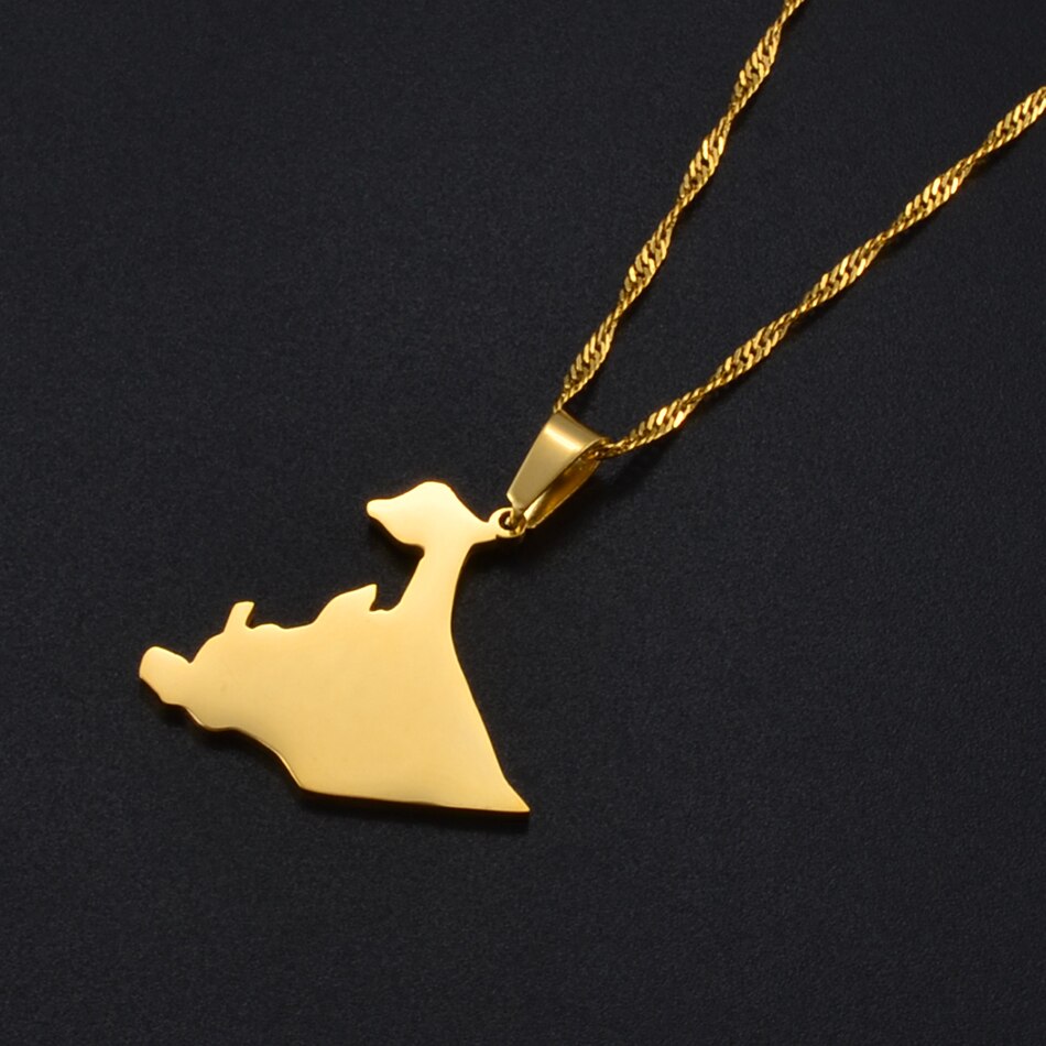 Anniyo Ethiopia Ogaden Region Pendant Neckalces for Women Men Jewelry #209521