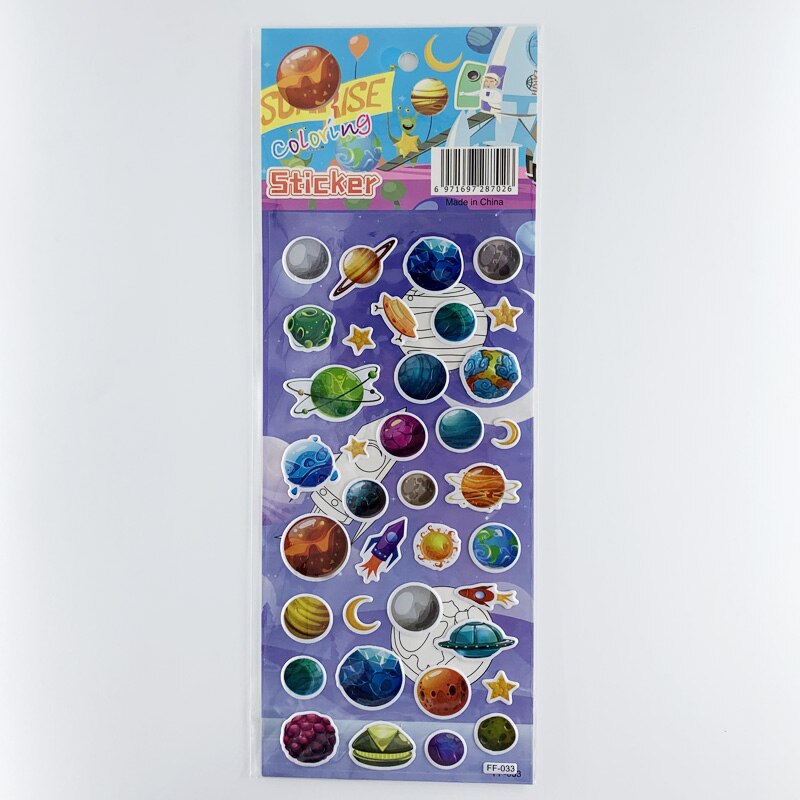 4 blätter/einstellen 3D Raum Planeten aufbringen blasiert Schaum Aufkleber für freundlicher Scrapbooking Aufkleber DIY Dekoration
