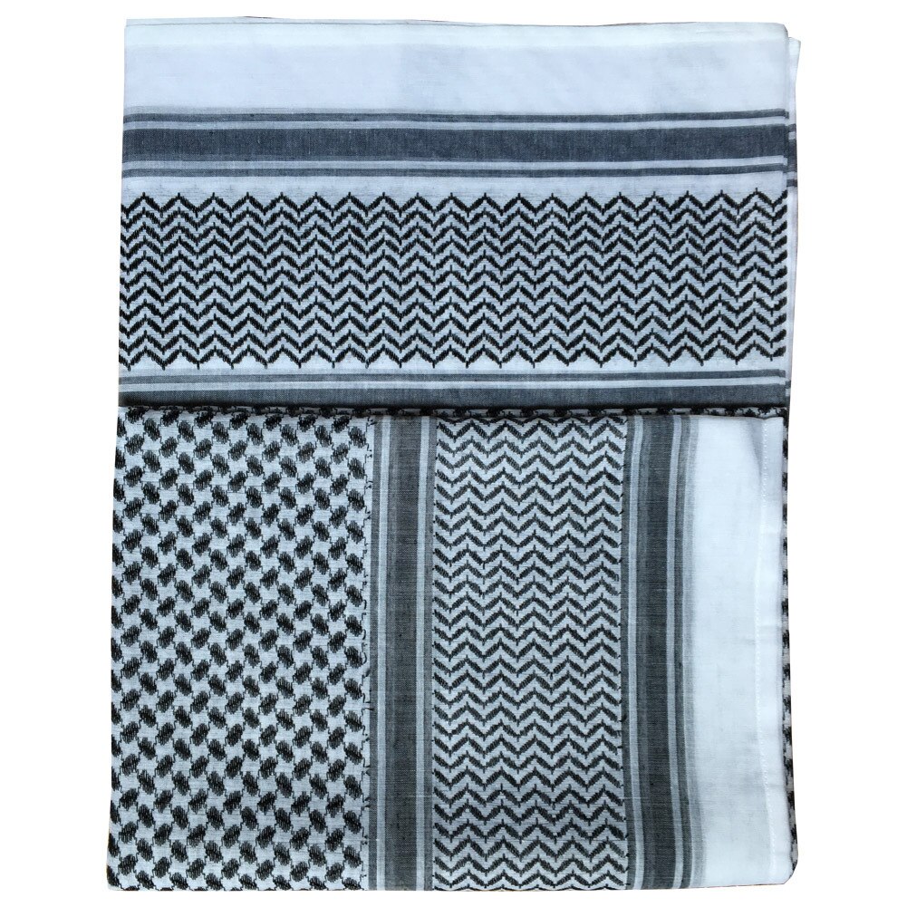 Adulto masculino cabeça árabe cachecol keffiyeh médio oriente deserto shemagh envoltório muçulmano headwear árabe acessórios de traje d88