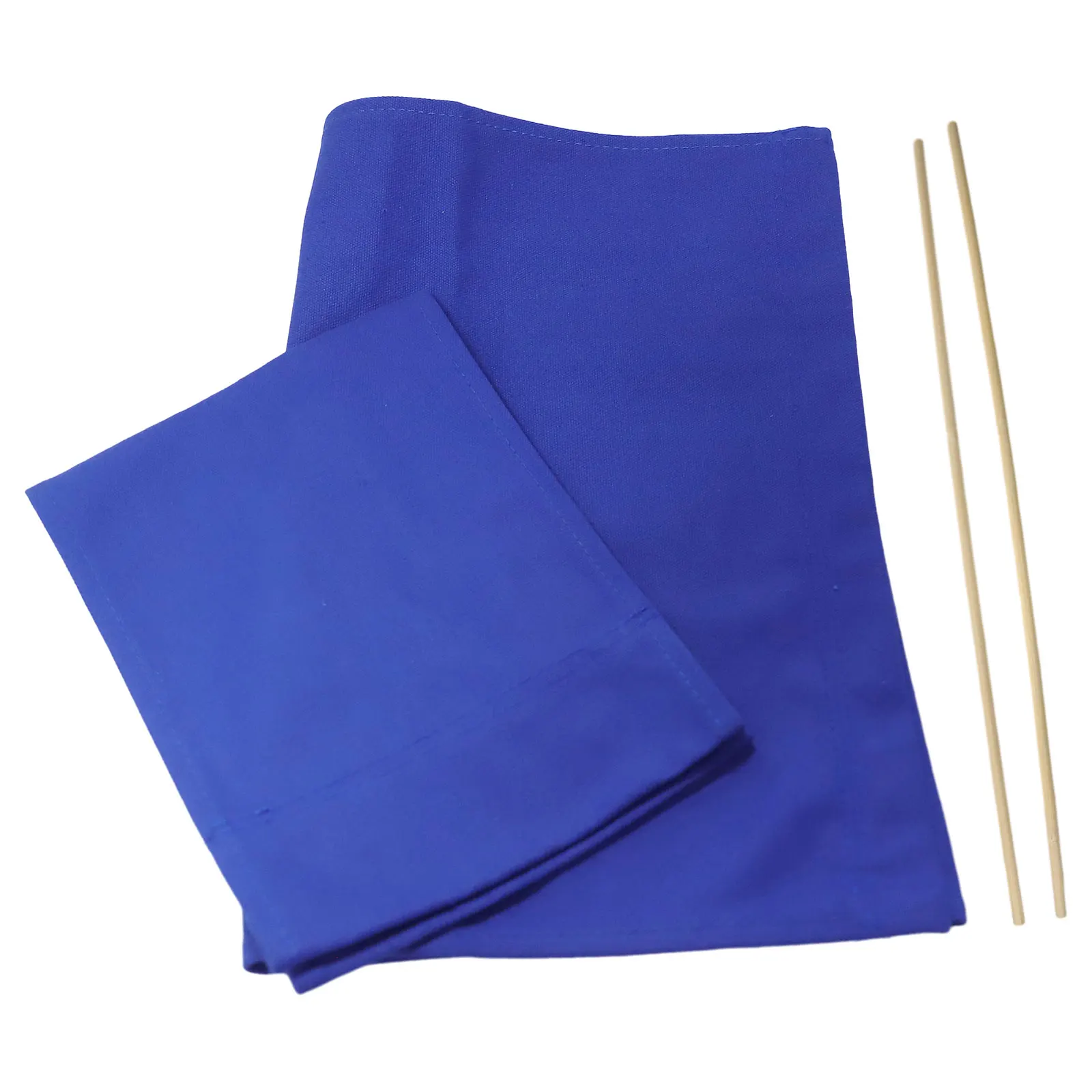 Kit de fundas de asiento de silla lavables, reemplazo de asiento de silla de Director, cubierta de lona, accesorios para sillas de Director con varilla redonda: Azul