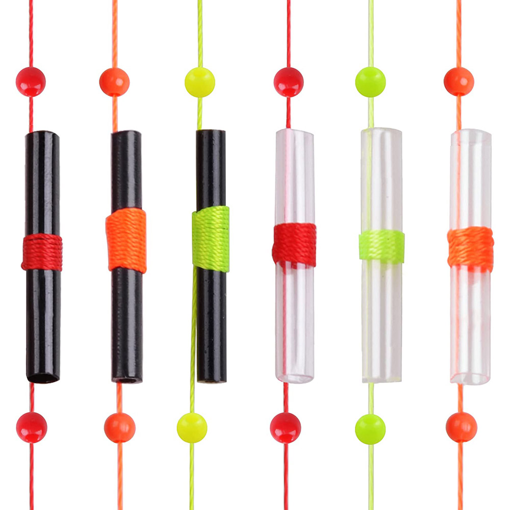 150 pièces Bobber arrêts Slip Bobber Stop Bobber bouchons pour ligne de pêche avec perles de pêche matériel de pêche en eau salée/eau douce
