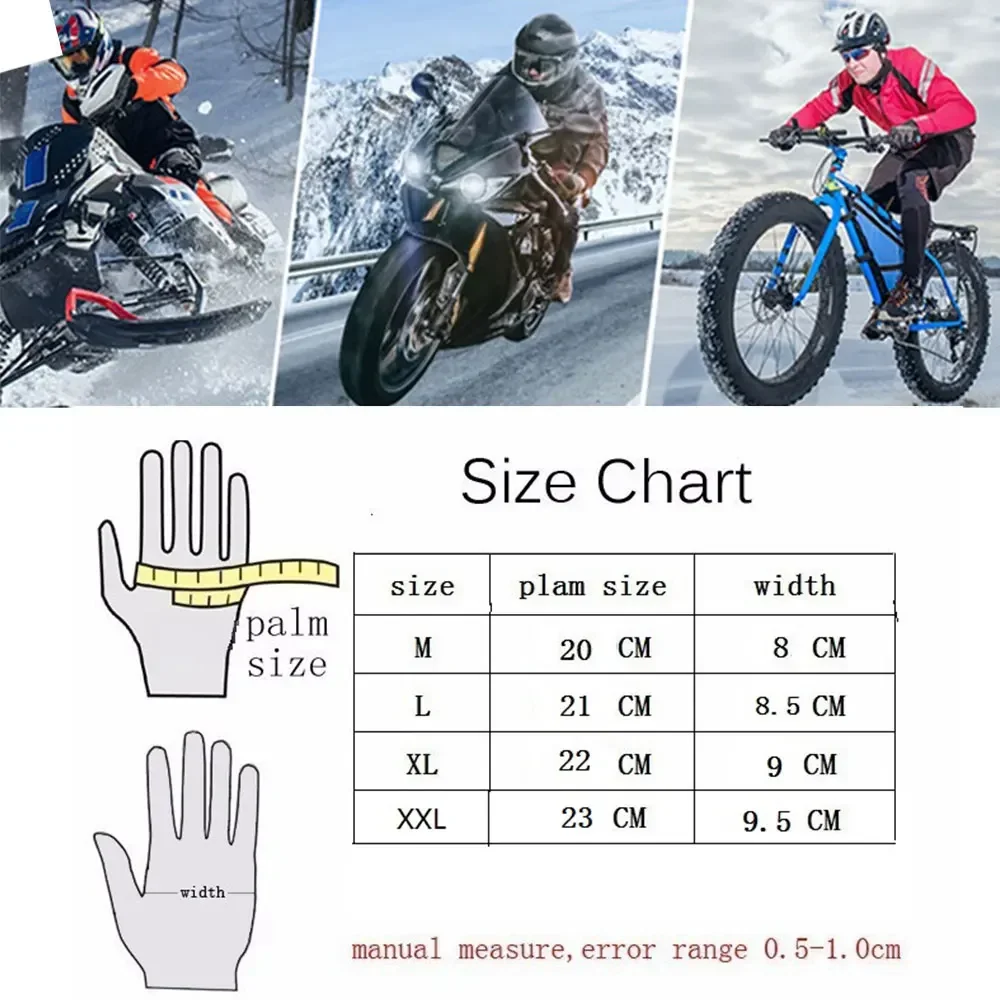 Motorcykelhandsker rød hvid off-road racing motos modstand udendørs luvas sort suv'er fuld kort lang stil
