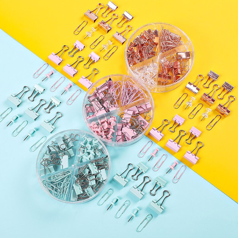 Office Metal Long Tail Clip Dovetail Clip Folder Bookmark Paper Ticket Clip Assorted Clamps Study Binder Clips Binding Supplies