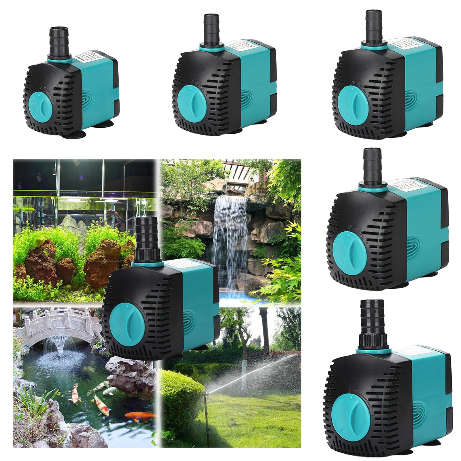 3/6/10/15/25W Ultra-Stille Dompelpomp Fontein Pomp Filter Visvijver aquarium Waterpomp Tank Fontein