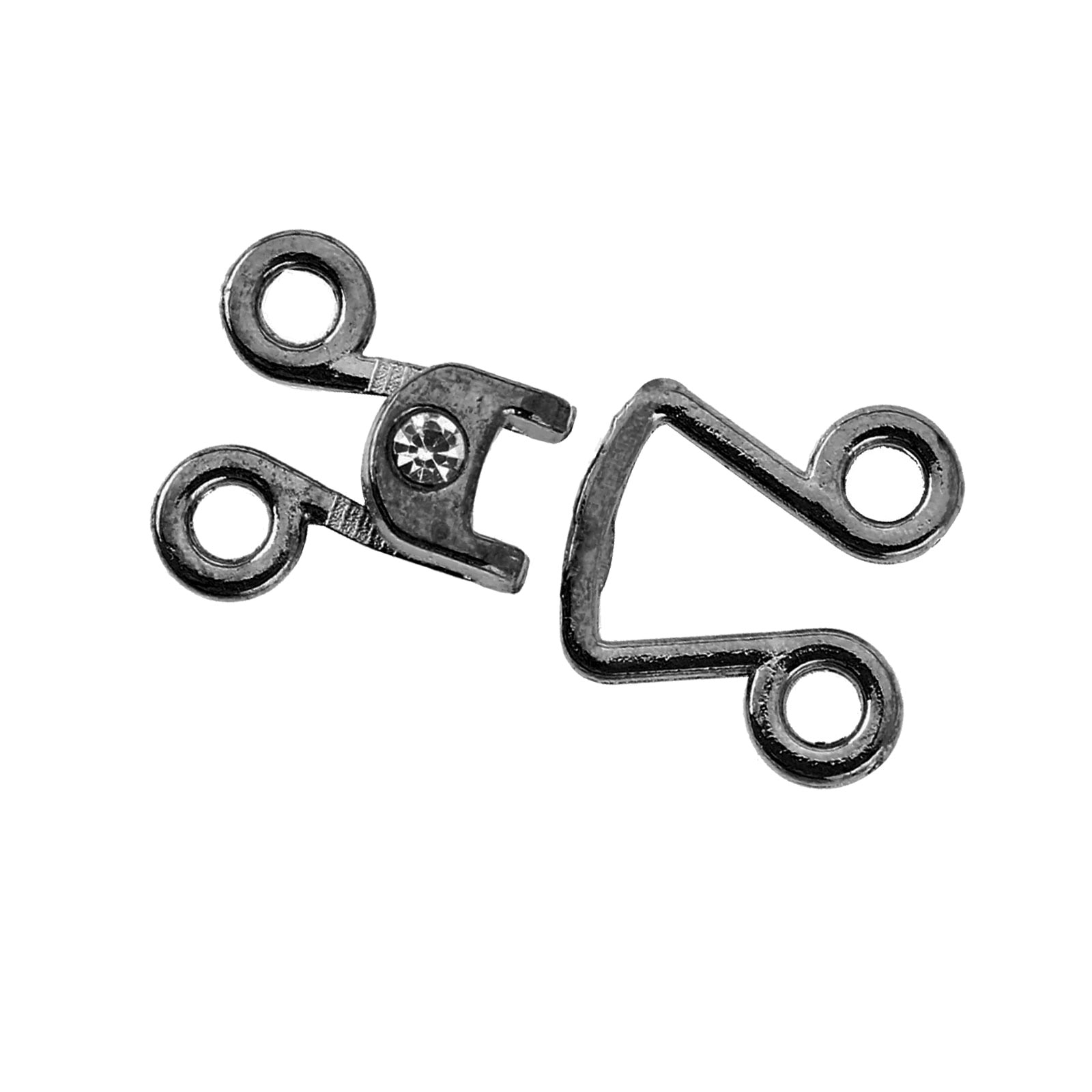 Øjne lukning metal spænder metalliske sy knapper diy fastgørelse kroge til strik nederdel kjole dekoration tøj håndværk