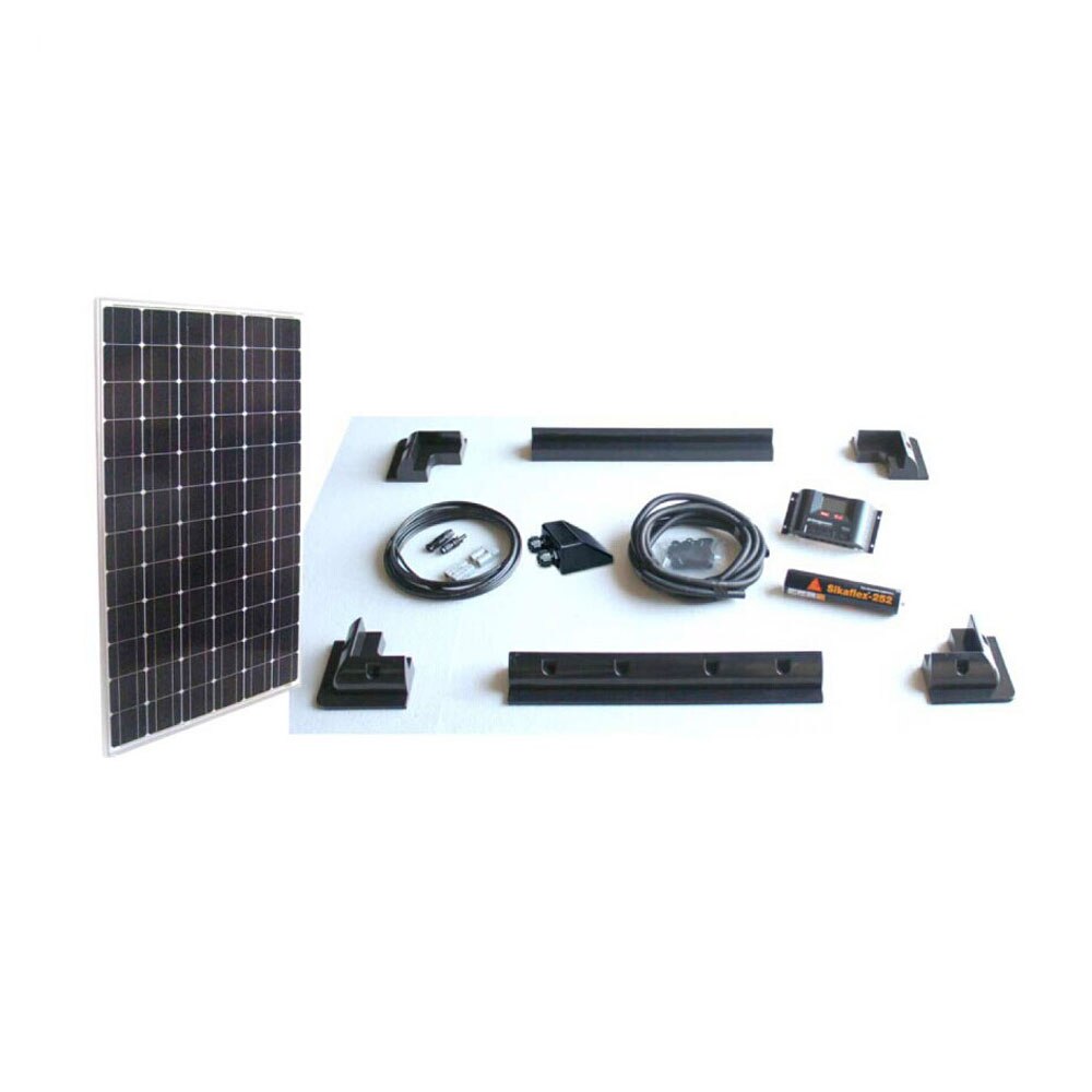 Rv solpanel abs mouting kit 4 delar set svart färg ingen borrning för lim husbil rv husvagn tak