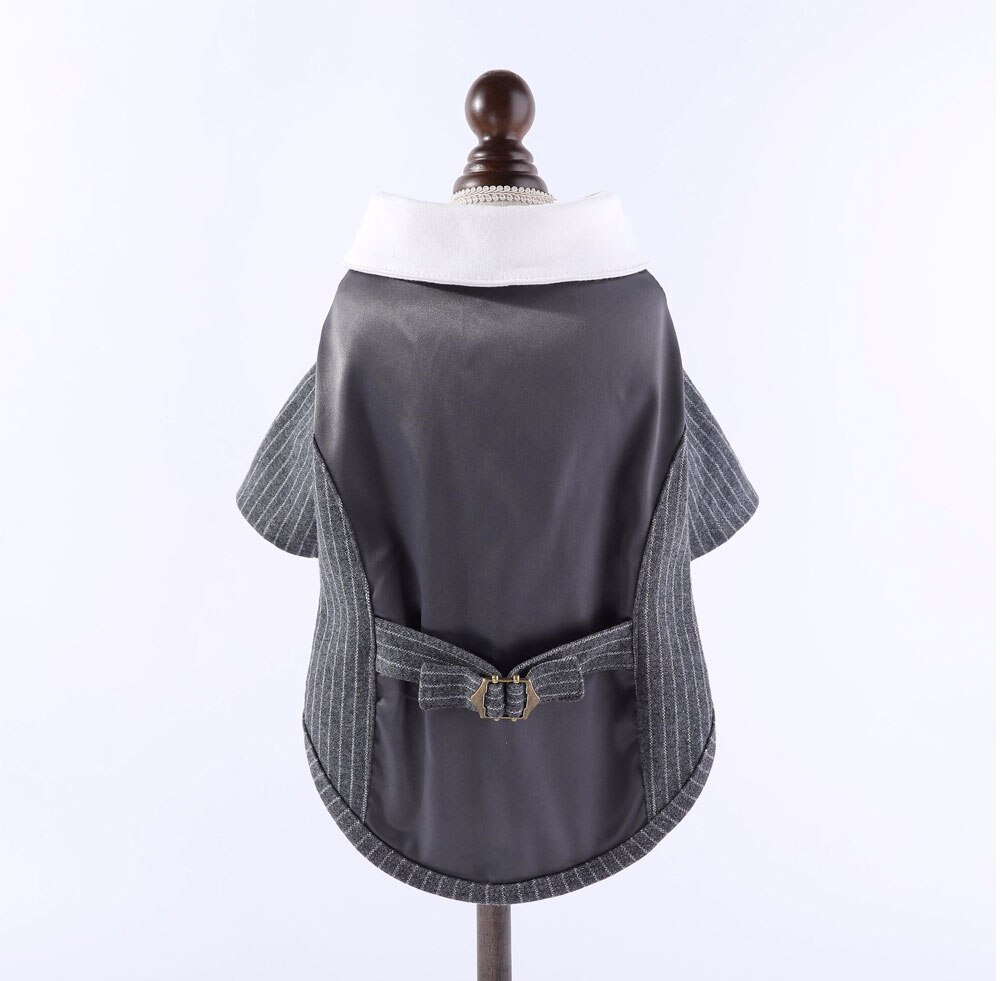 Hund Hochzeit Anzug Junge Hund Kleidung Hochzeit Kleid Katze Mantel Kleidung für Hund und Katze Haustier Hochzeit Anzug Bogen Klassiker romantische: grau
