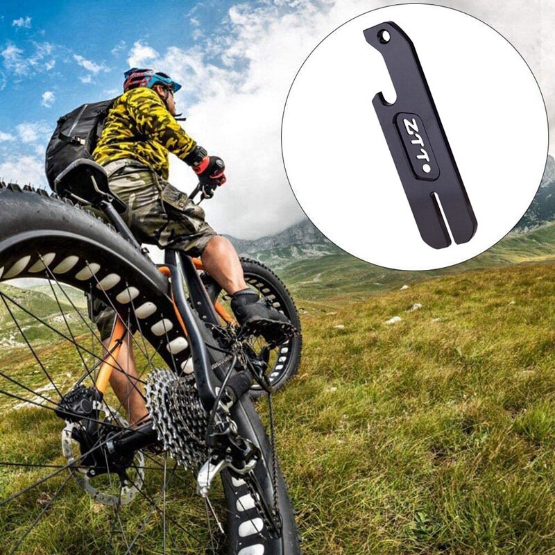 T TOOYFUL Fahrrad Disc Bremse Abricht-Werkzeug – Rotor-Zentrier-Schlüssel Für Bremsen-Reparatur, Rostfrei, 2 Einstell-Tiefen