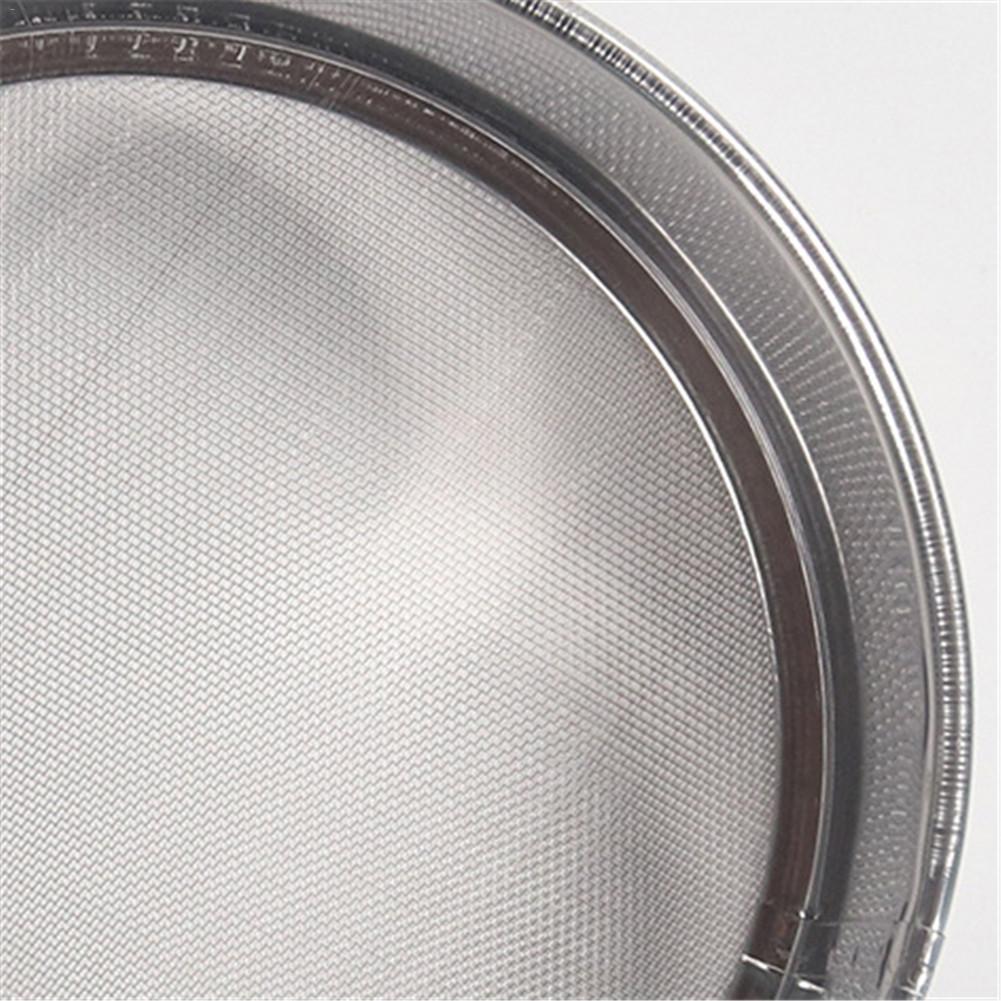 1pcs Kitchen Fine Mesh Flour Sifter Round Stainless Steel Flour Sieve Strainer Sifters Best for Kitchen Baking Tea
