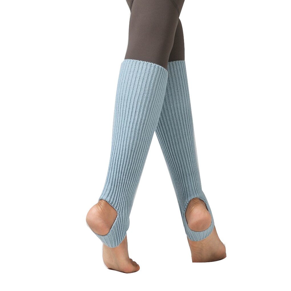 Calcetines largos sin pies para mujer, calentadores de piernas, Ballet, baile, otoño e invierno, 1 par: B6
