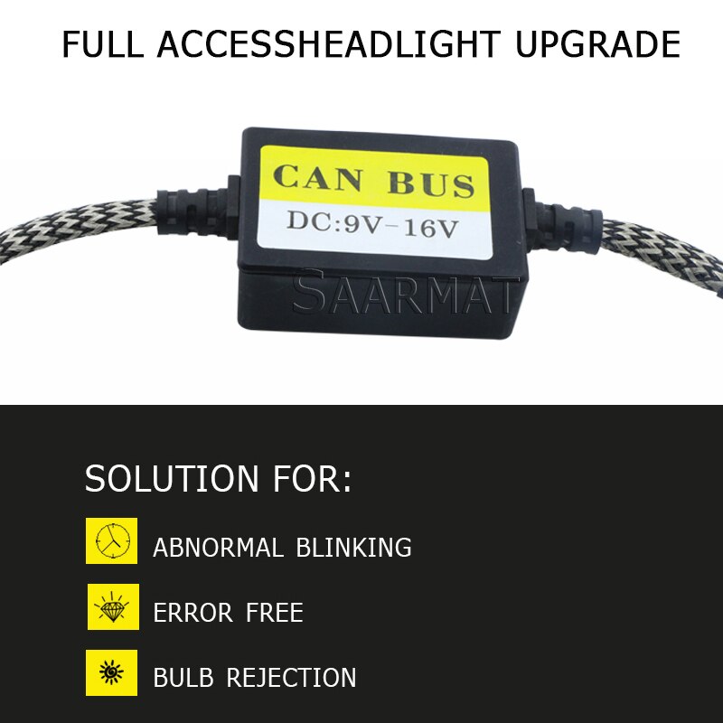 2 Pcs H3 H7 LED Decoder Adapter Anti Hyper Blink Flash Fehler Stornieren Canbus Scheinwerfer H4 HB2