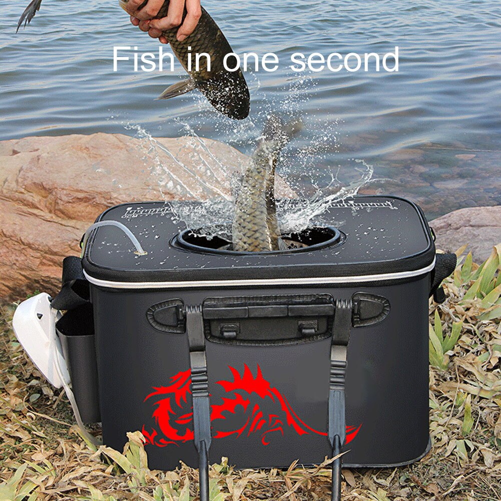 40cm/45cm/50cm Foldable Fishing Bucket Insulated L – Grandado