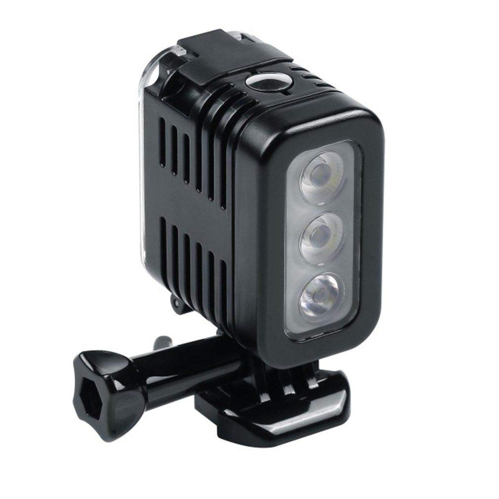 Lámpara de punto de luz LED para buceo, sumergible, 30 metros, para Cámaras Deportivas GoPro Hero 5 4 3 + 3,